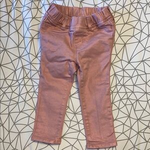 Baby Gap Pink Metallic Jeans